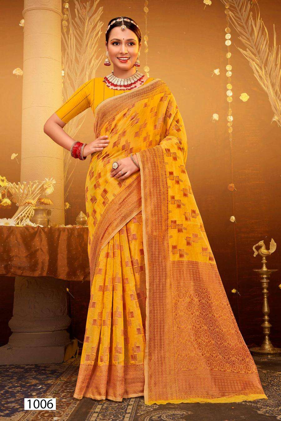 Saroj Atlantic Cotton Vol.3 Soft Cotton Surat saree wholesale market in Mumbai