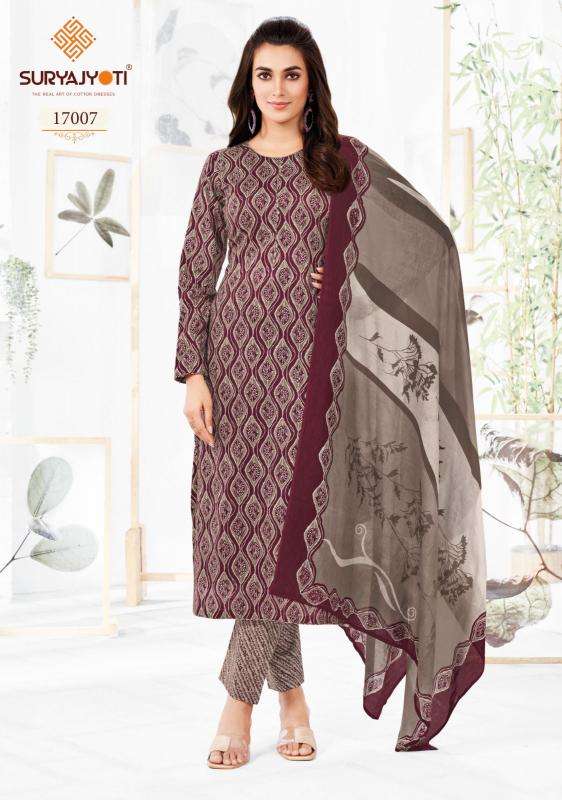 Suryajyoti Zion Cotton Vol-17 Dress materials supplier