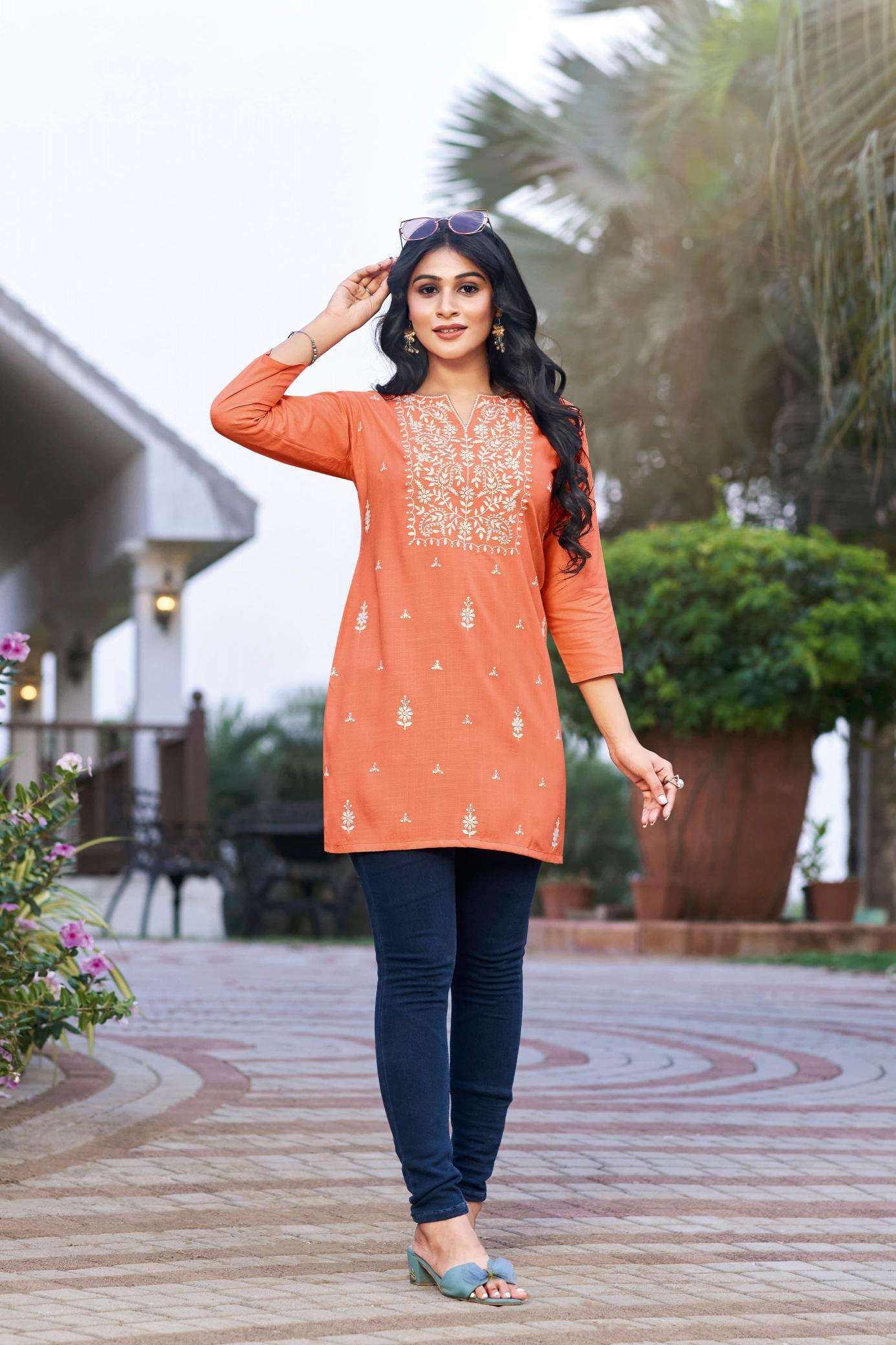 TIPS & TOPS COLORS VOL 04 Kurti Wholesalers in Bangalore