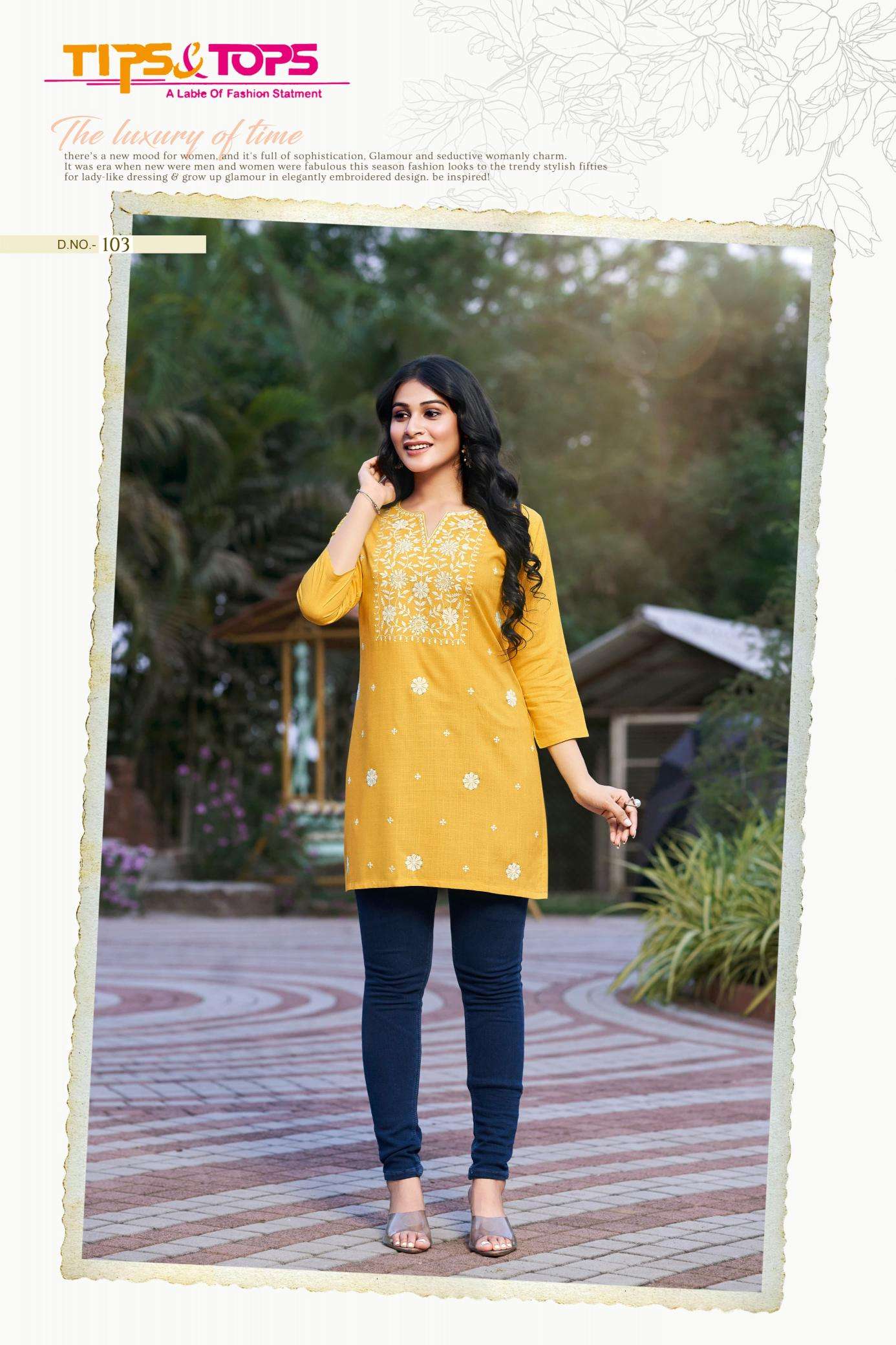 TIPS & TOPS COLORS VOL 04 Kurti Wholesalers in Bangalore