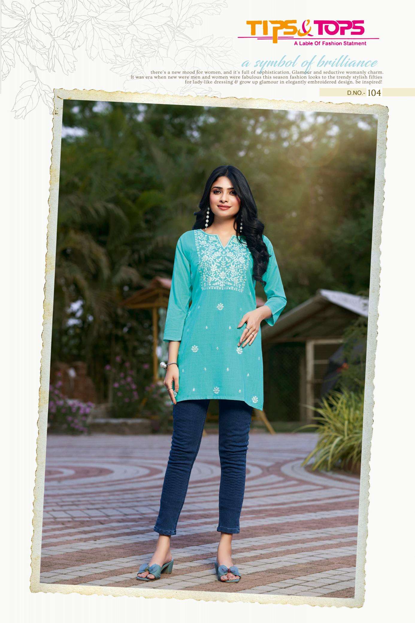 TIPS & TOPS COLORS VOL 04 Kurti Wholesalers in Bangalore