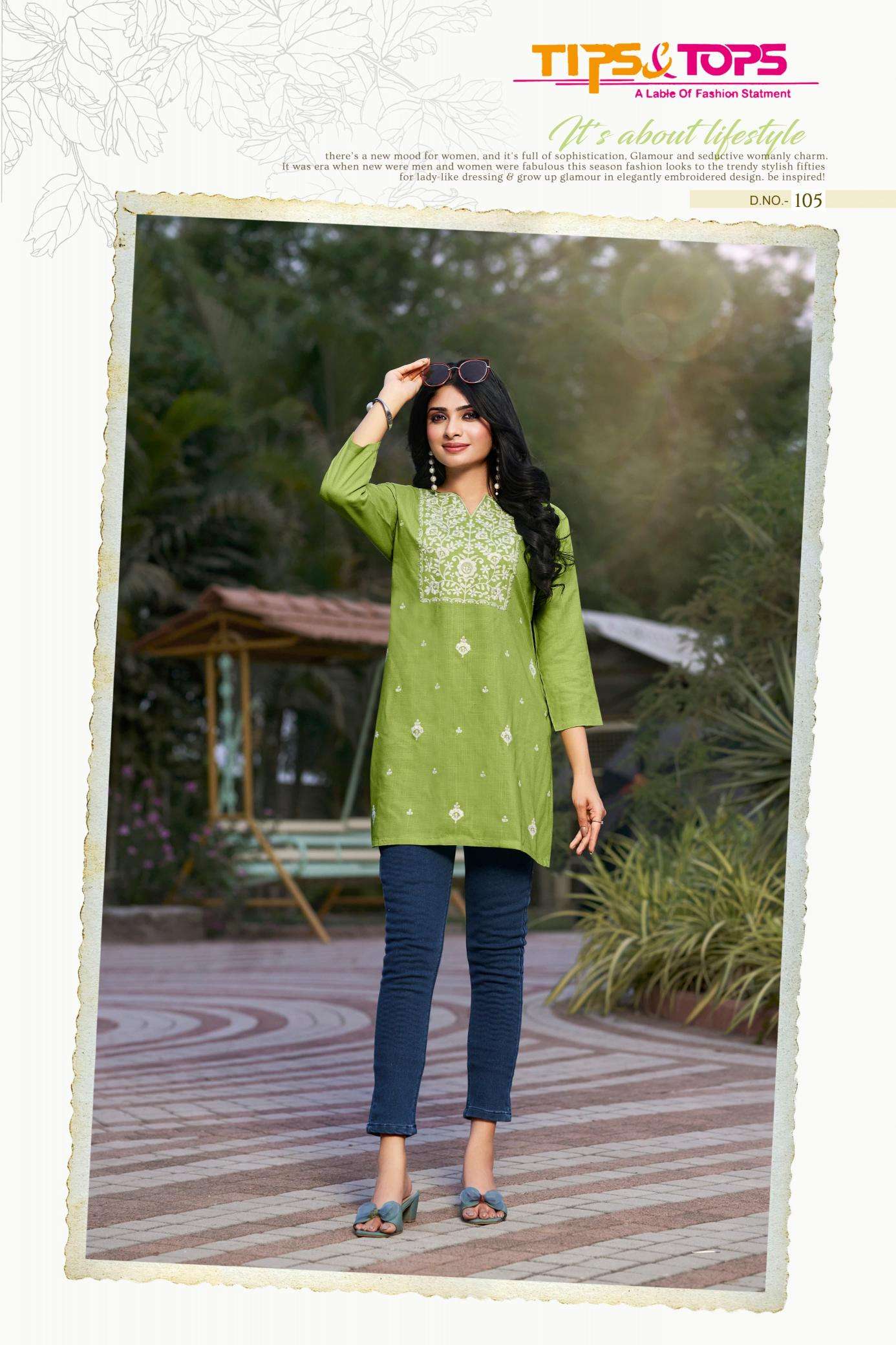 TIPS & TOPS COLORS VOL 04 Kurti Wholesalers in Bangalore