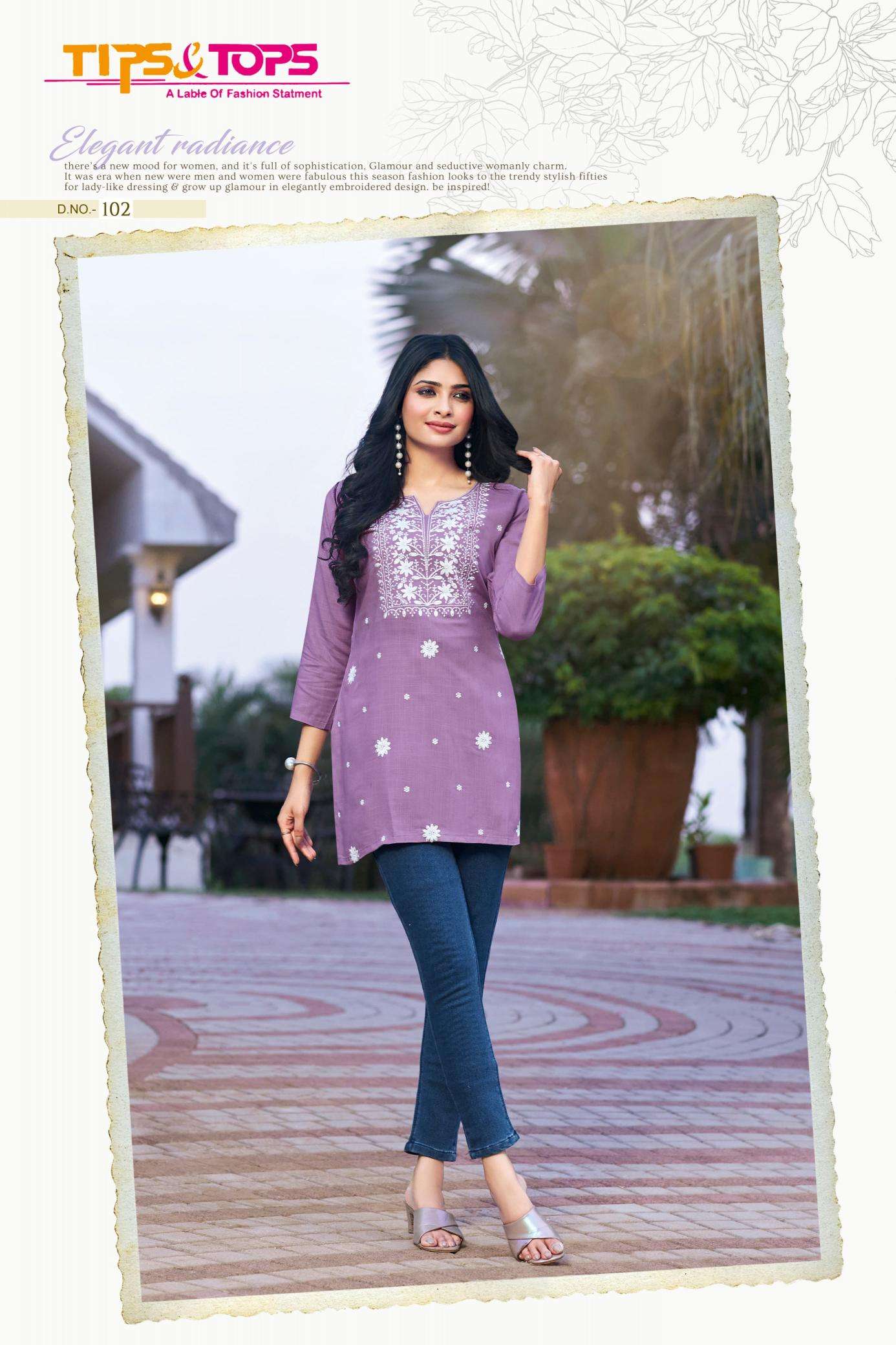 TIPS & TOPS COLORS VOL 04 Kurti Wholesalers in Bangalore