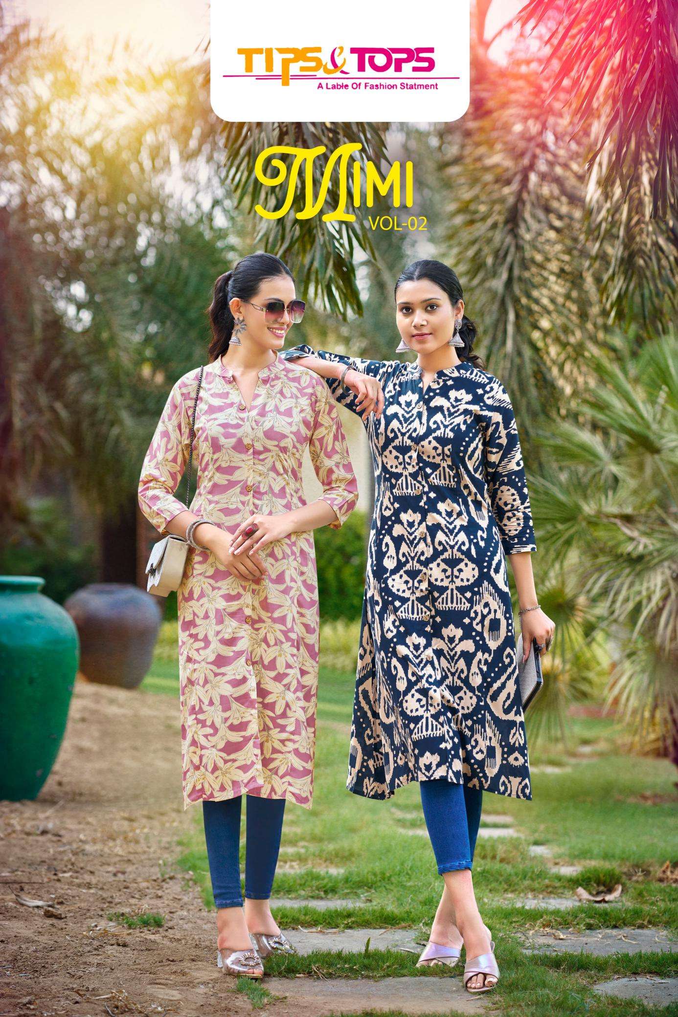 TIPS & TOPS MIMI Vol 02 Wholesale Kurti suppliers in Hyderabad