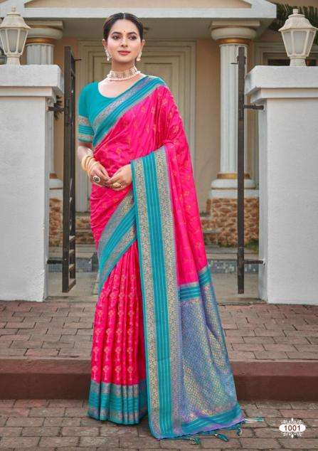 BUNAWAT MEENA SILK Saree  Material in Pune