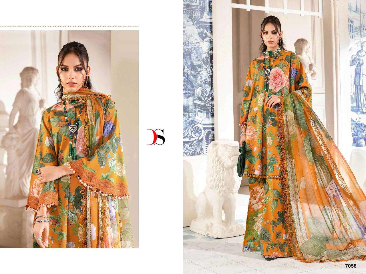 Deepsy Maria B MPrint 24 Vol 3 Chiffon Dupatta Wholesale designer Salwar Kameez