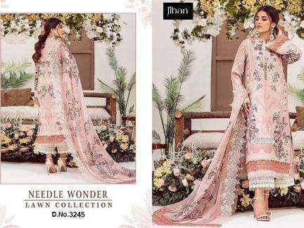 Jihan Needle Wonder 3245 And 3246 Chiffon Dupatta Pakistani suits for weddings