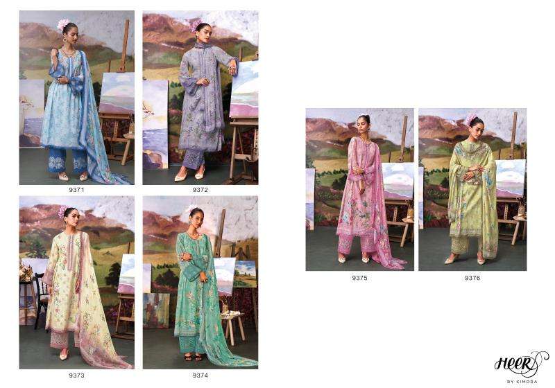 Kimora Heer Tasveer Muslin Digital Printed Silk Salwar Kameez in Kolkata