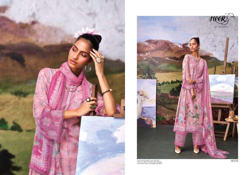 Kimora Heer Tasveer Muslin Digital Printed Silk Salwar Kameez in Kolkata