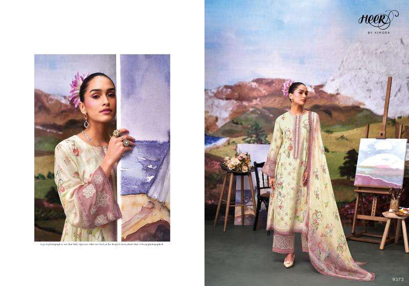 Kimora Heer Tasveer Muslin Digital Printed Silk Salwar Kameez in Kolkata