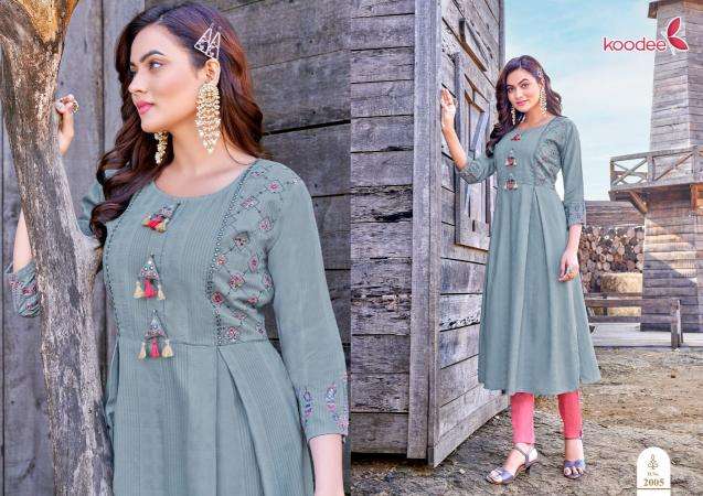 Koodee Morni Vol 2 Printed kurtis for bulk purchase