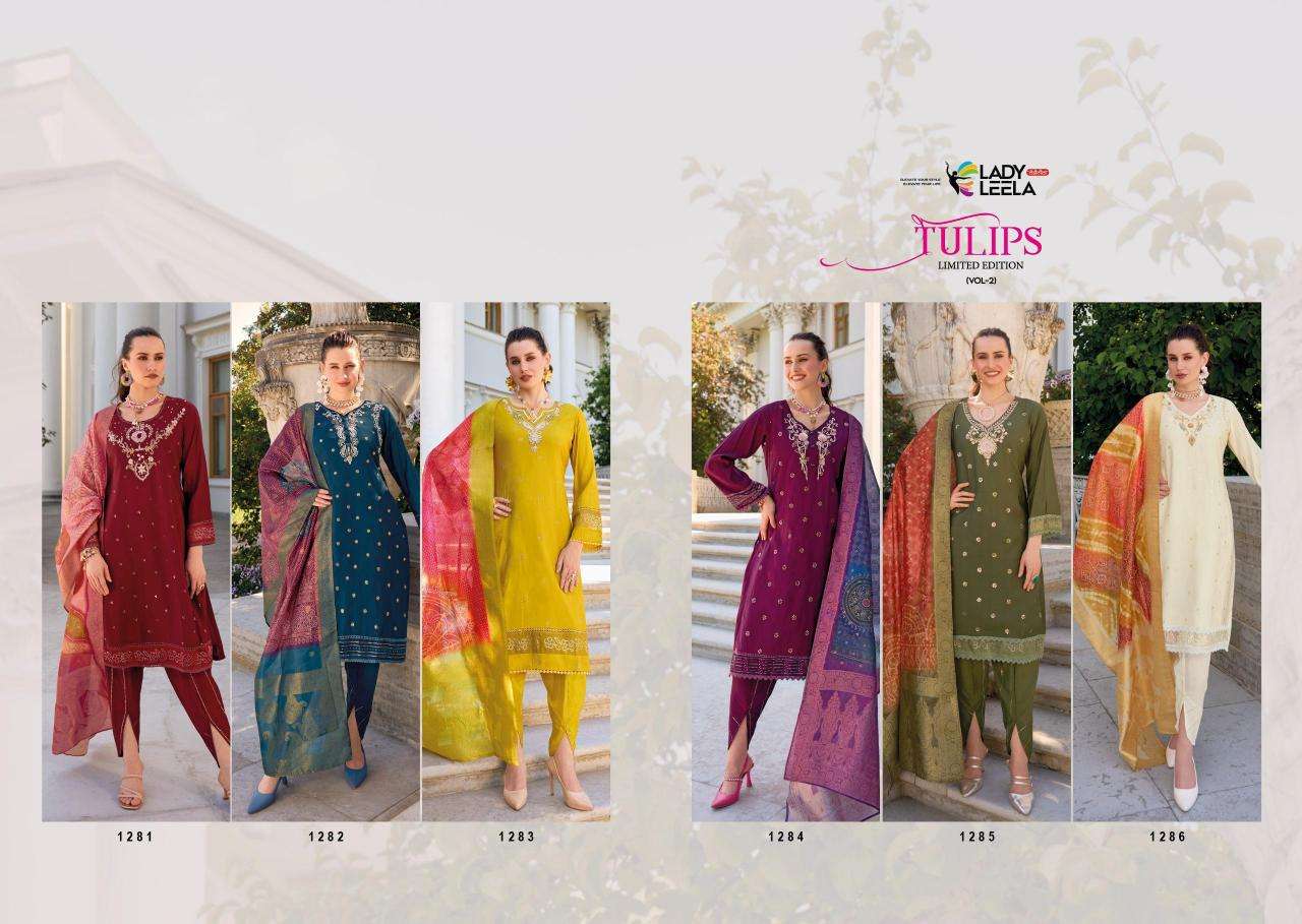 LADY LEELA TULIPS-2 Latest kurti designs for resellers