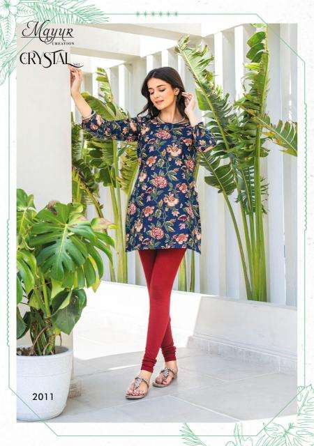 Mayur Crystal Vol-2 – Short Tops Kurti wholesalers in West Bengal