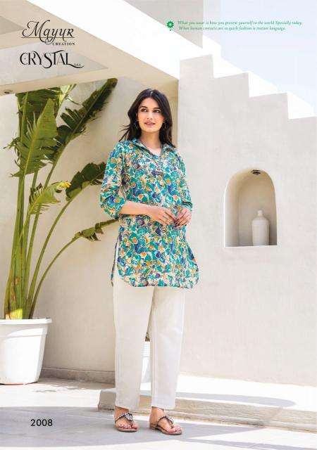 Mayur Crystal Vol-2 – Short Tops Kurti wholesalers in West Bengal