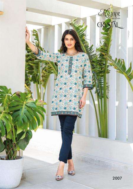 Mayur Crystal Vol-2 – Short Tops Kurti wholesalers in West Bengal