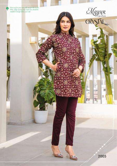 Mayur Crystal Vol-2 – Short Tops Kurti wholesalers in West Bengal