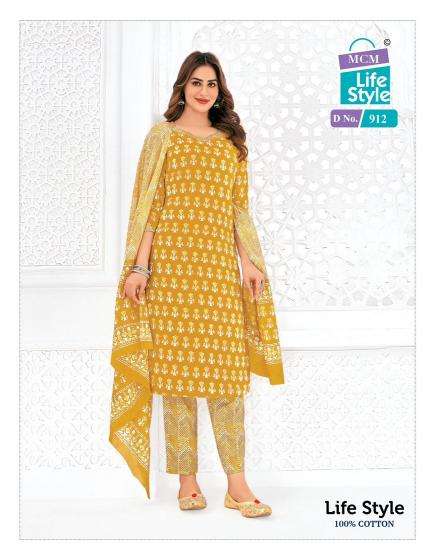 Mcm Life Style Vol-9 Cotton dress materials in Kolkata