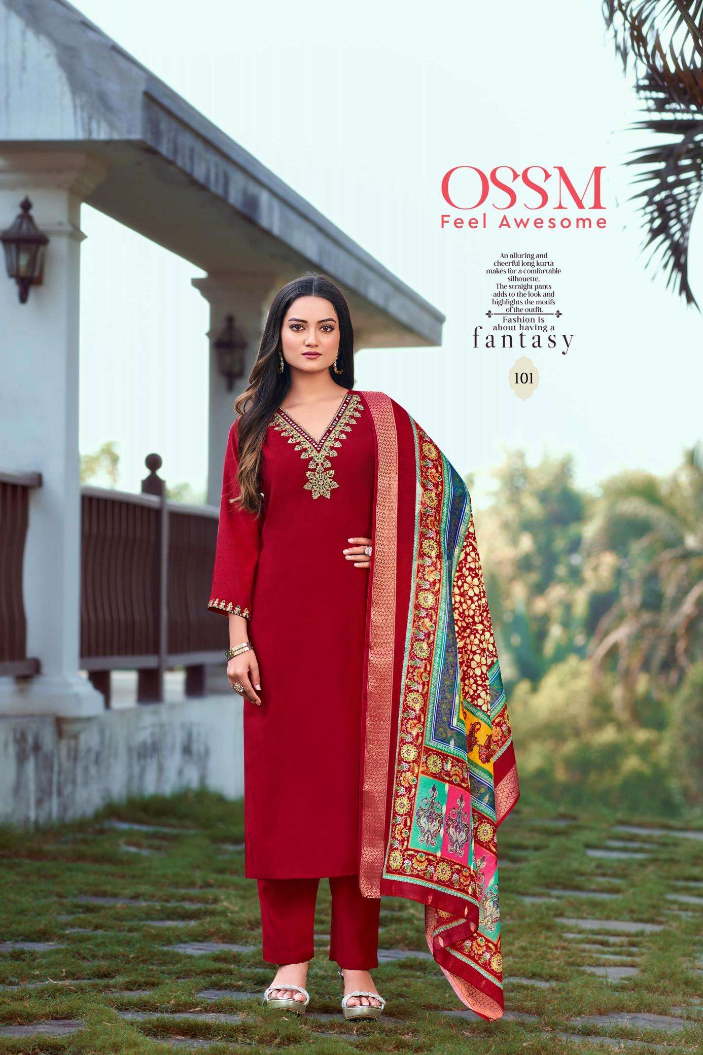 OSSM NOORIE Vol 03 Kurtis with free shipping