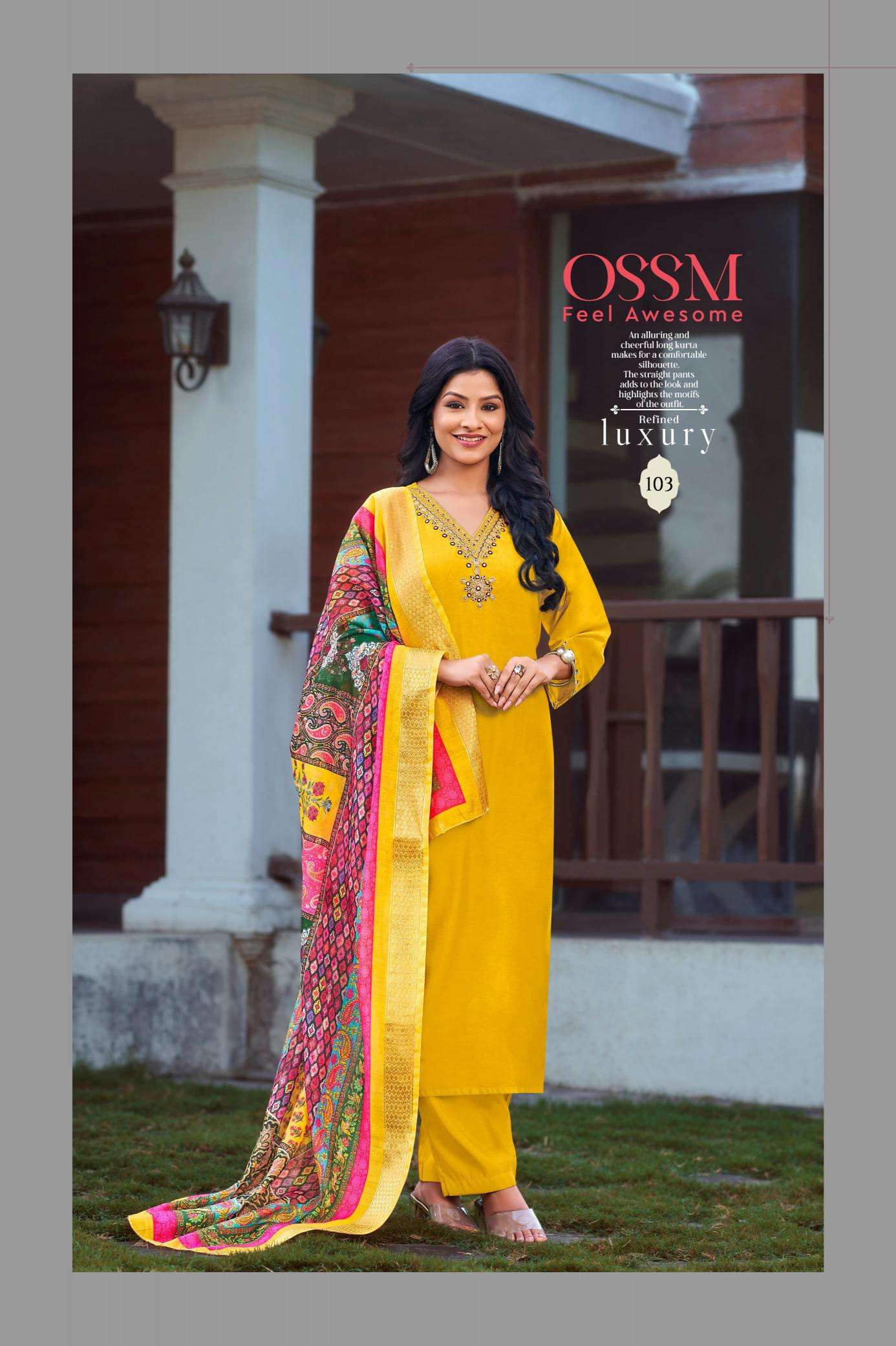 OSSM NOORIE Vol 03 Kurtis with free shipping