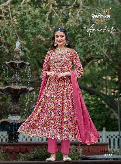 RADHIKA Lifestyle ANARKALI VOL 2 Kurti bulk order