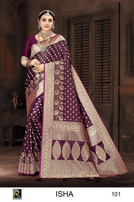 Ronisha ISHA Banarasi Silk Saree wholesalers