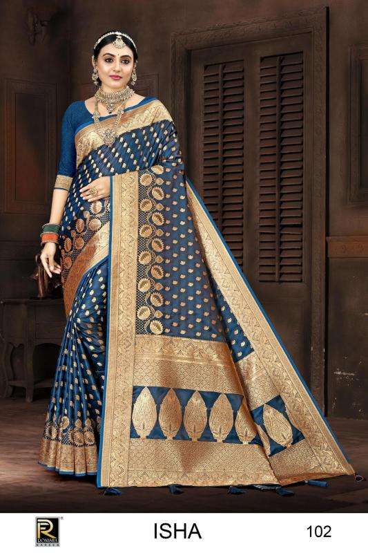 Ronisha ISHA Banarasi Silk Saree wholesalers