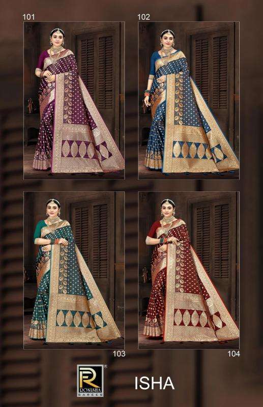 Ronisha ISHA Banarasi Silk Saree wholesalers