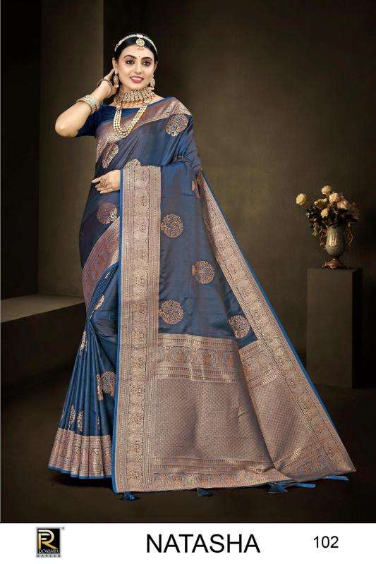 Ronisha Natasha Banarasi Silk Saree materials in Ahmedabad