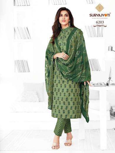 Suryajyoti Trendy Cotton Vol 62 Cotton Designer Cotton dress materials