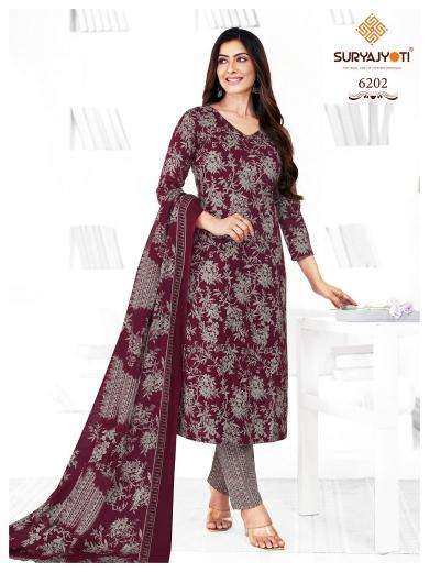 Suryajyoti Trendy Cotton Vol 62 Cotton Designer Cotton dress materials