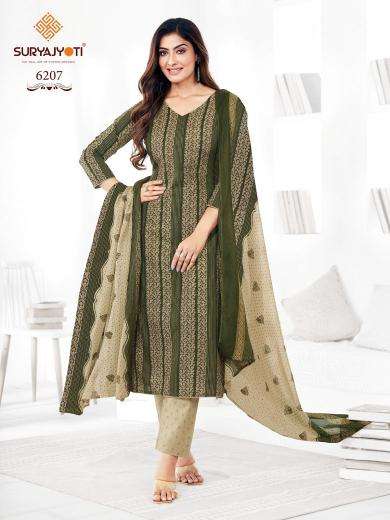 Suryajyoti Trendy Cotton Vol 62 Cotton Designer Cotton dress materials