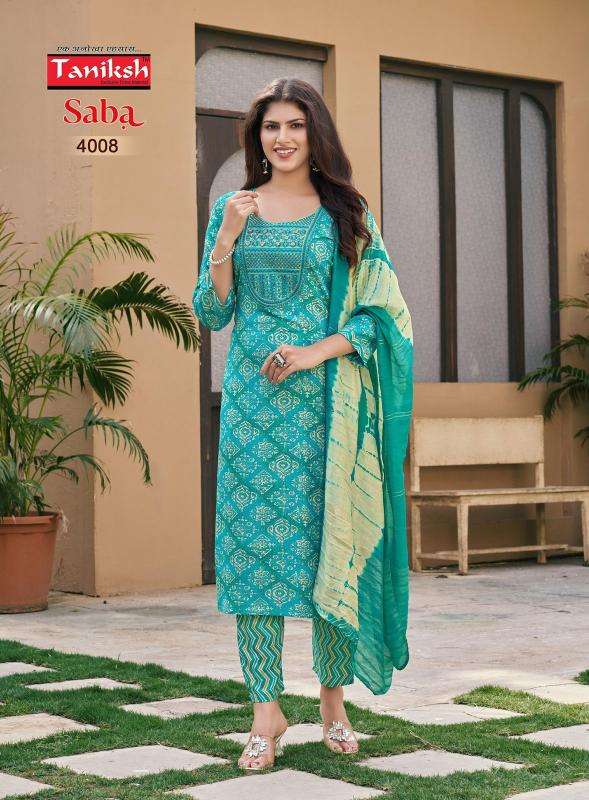 TANIKSH SABA VOL 4 Kurti material manufacturers