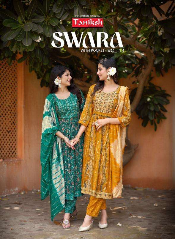 TANIKSH SWARA Vol 13 Kurtis with fast delivery in Surat