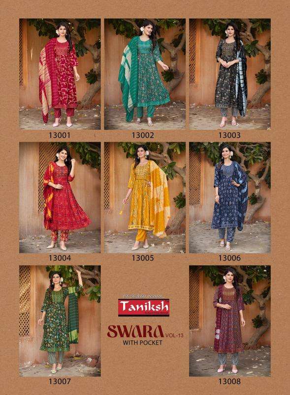 TANIKSH SWARA Vol 13 Kurtis with fast delivery in Surat