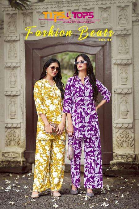 TIPS & TOPS FASHION BEATS Vol2 CO-ORD SET Party wear Kurtis in Delhi