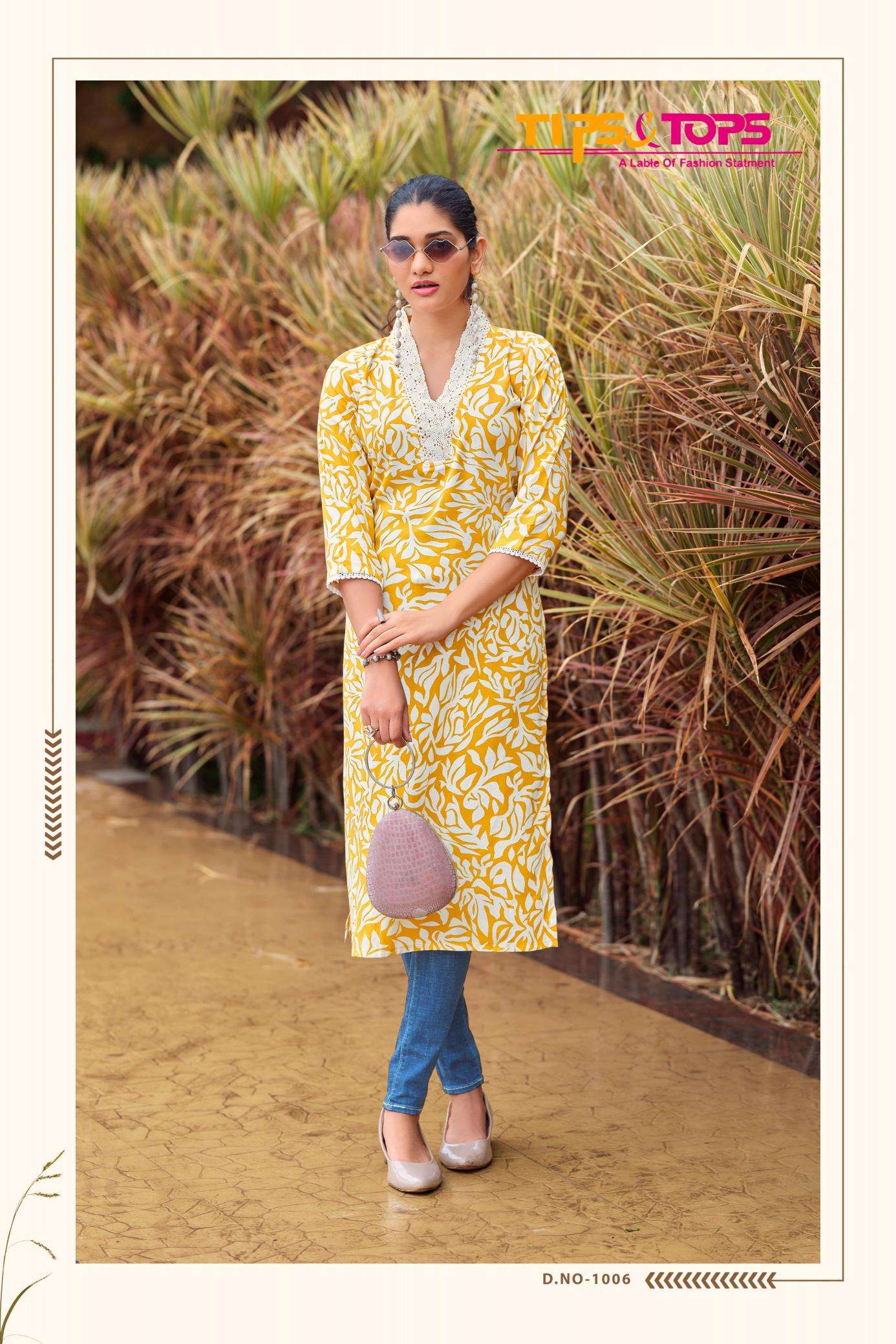 TIPS & TOPS VIANA Designer kurtis for resale