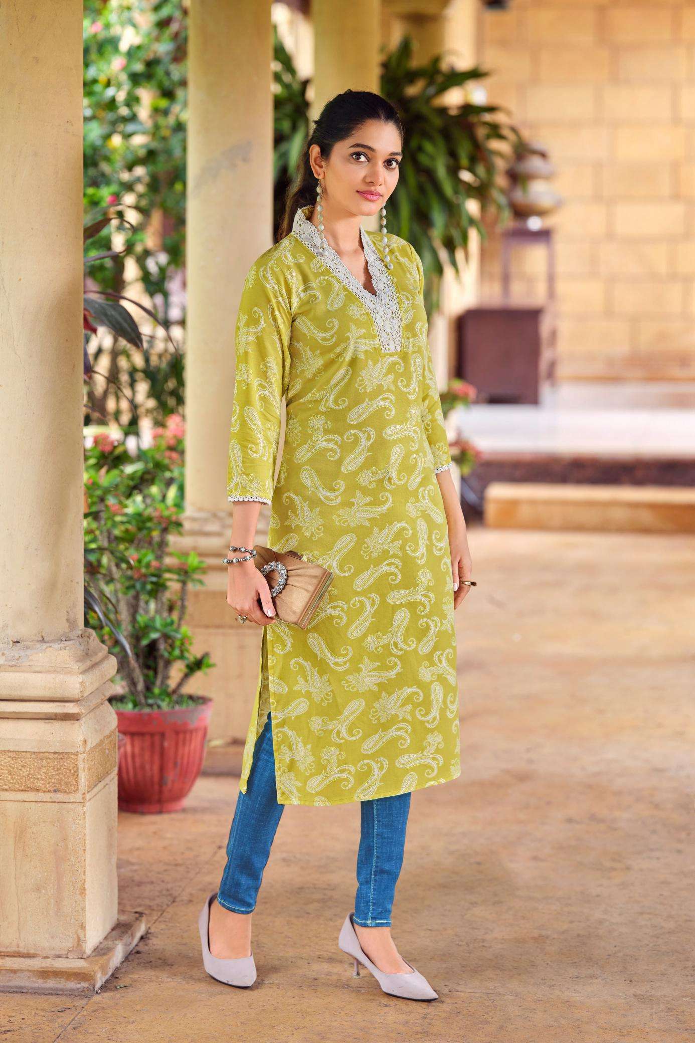 TIPS & TOPS VIANA Designer kurtis for resale