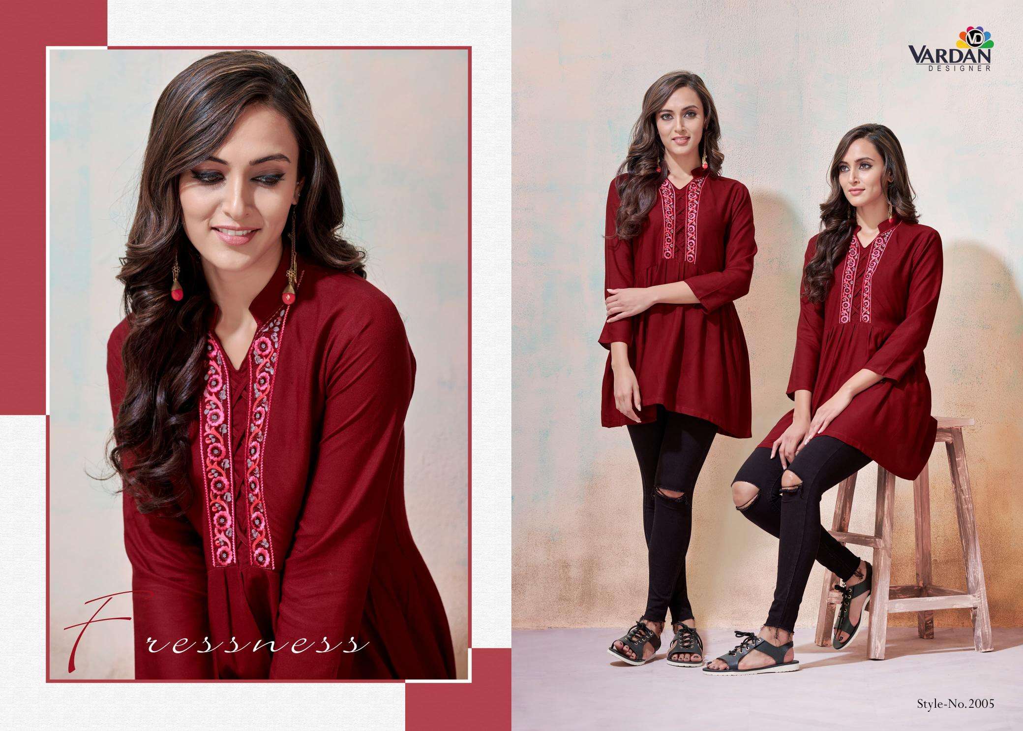 Vardan Designer IRA- Vol 1 Top Kurti manufacturers in Hyderabad