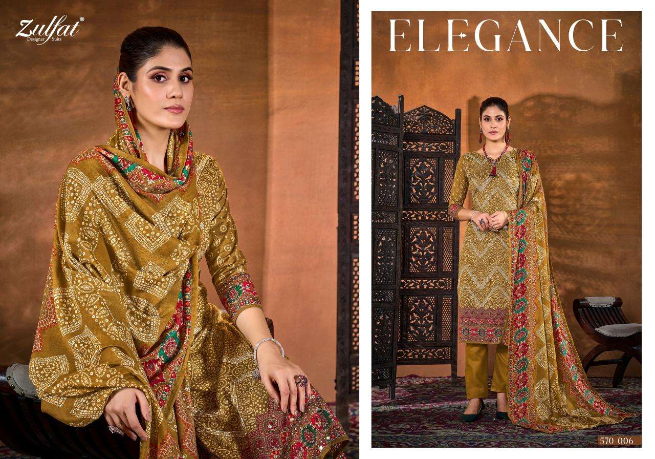 Zulfat Tania Vol 4 Cotton Printed Designer dress material in Mumbai