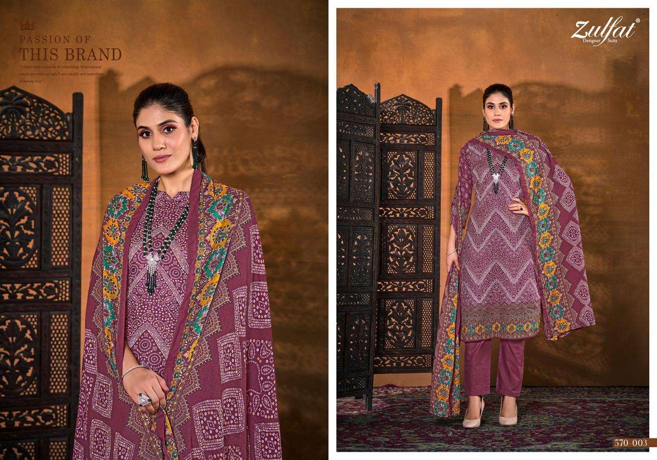 Zulfat Tania Vol 4 Cotton Printed Designer dress material in Mumbai