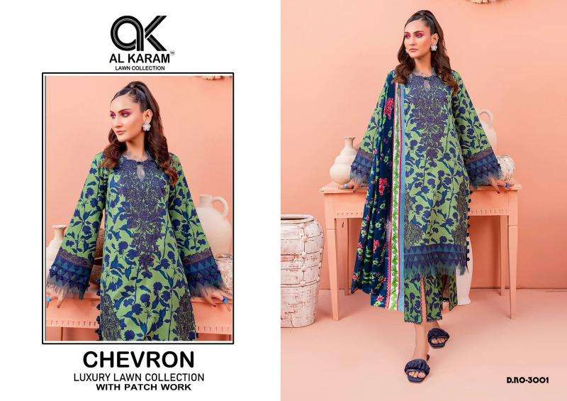 Al Karam Chevron Vol 3 dress materials in Kolkata