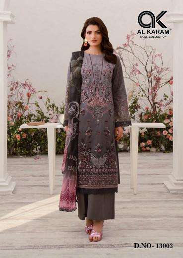 Al karam Kesariya Vol 13 wholesale market in mumbai for dress materials