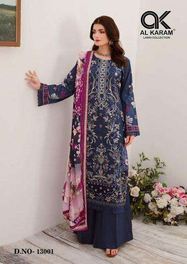 Al karam Kesariya Vol 13 wholesale market in mumbai for dress materials