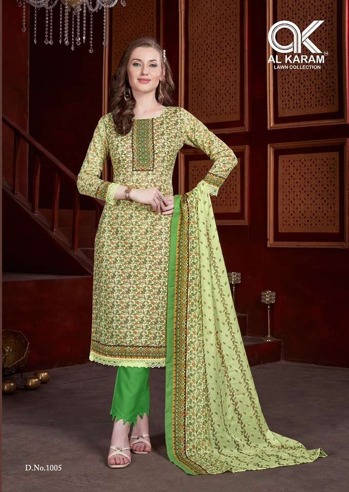 Al karam Shabnam Vol 1 Wholesale georgette dress materials in Gujarat