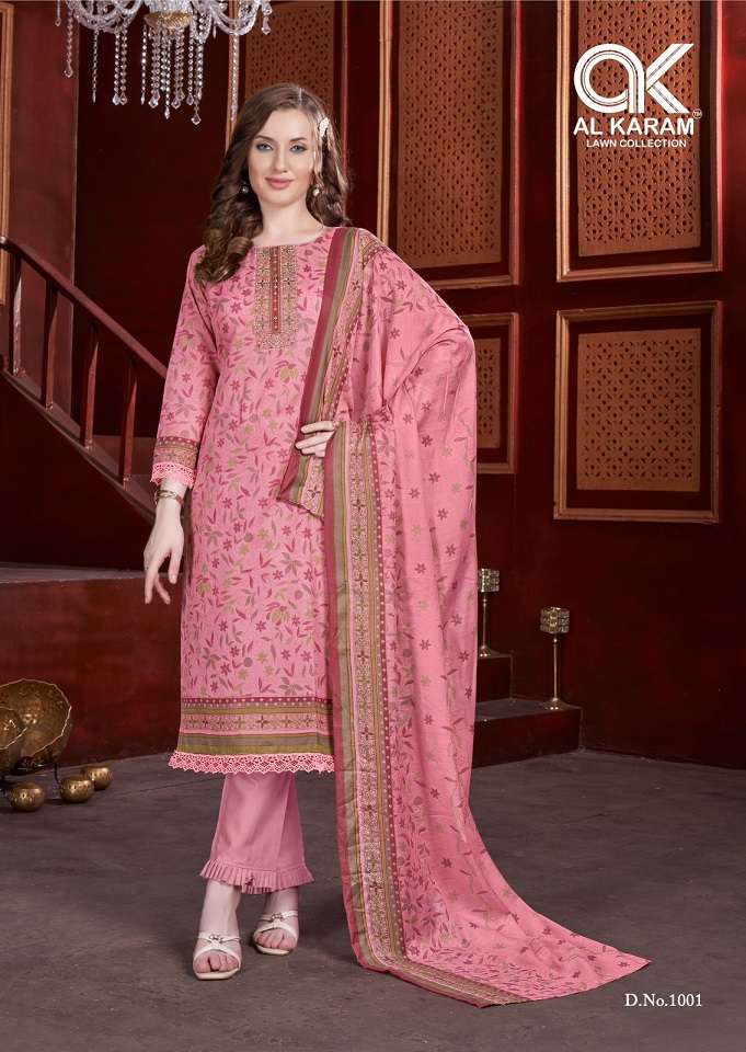 Al karam Shabnam Vol 1 Wholesale georgette dress materials in Gujarat