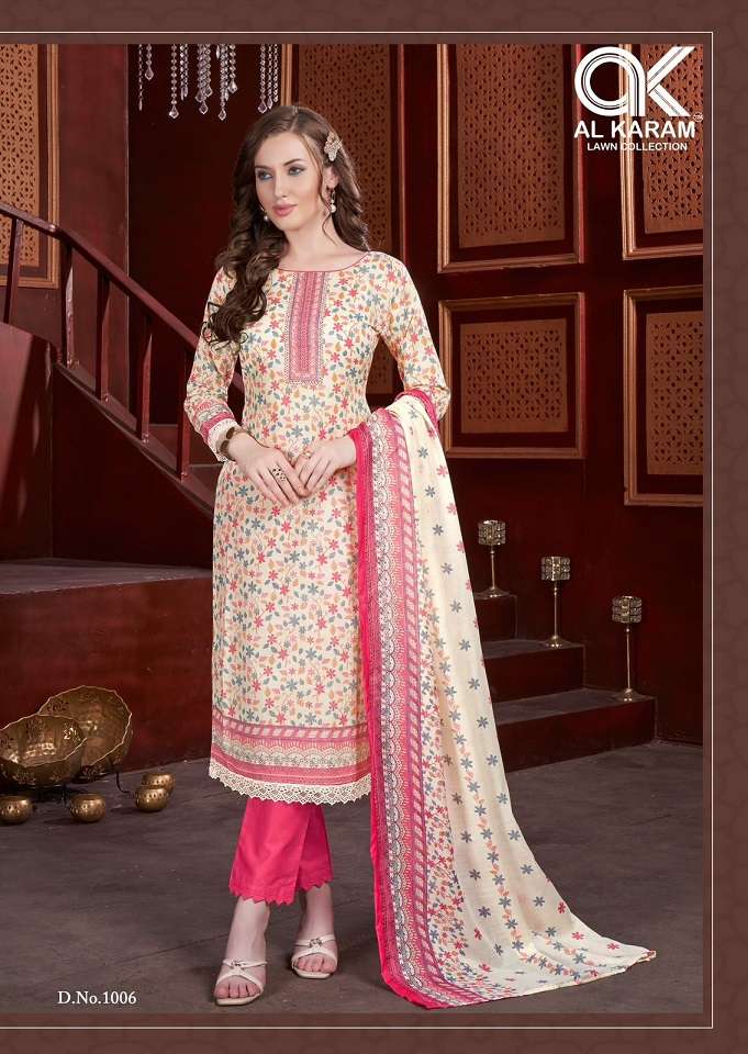 Al karam Shabnam Vol 1 Wholesale georgette dress materials in Gujarat