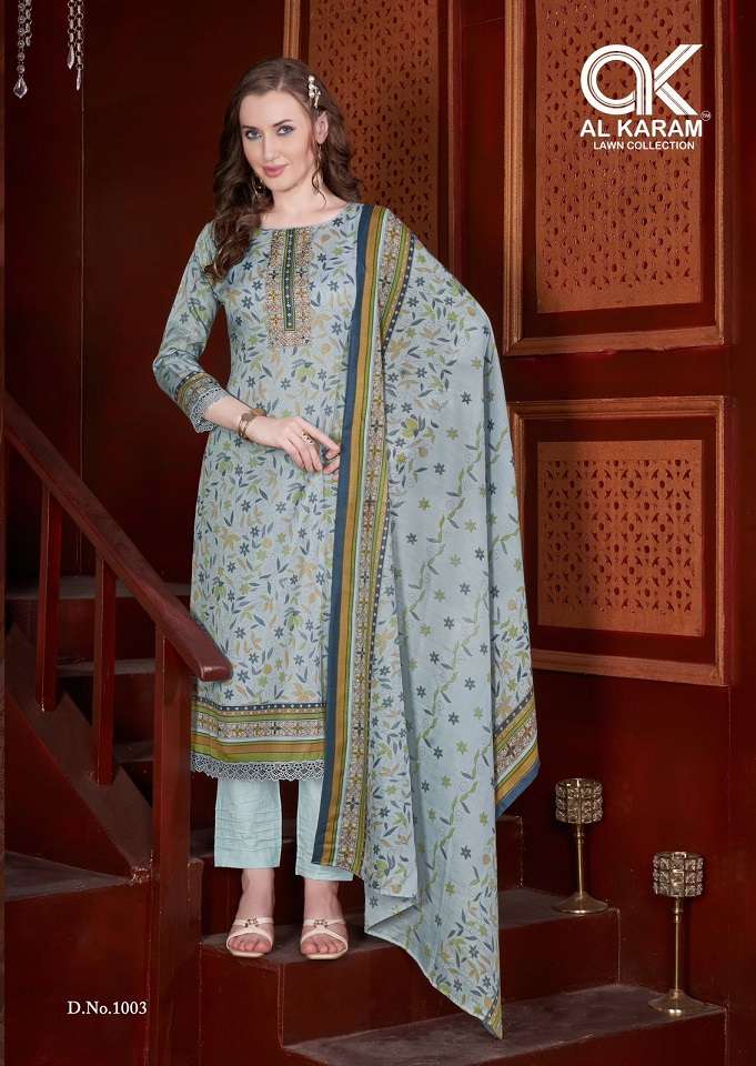 Al karam Shabnam Vol 1 Wholesale georgette dress materials in Gujarat