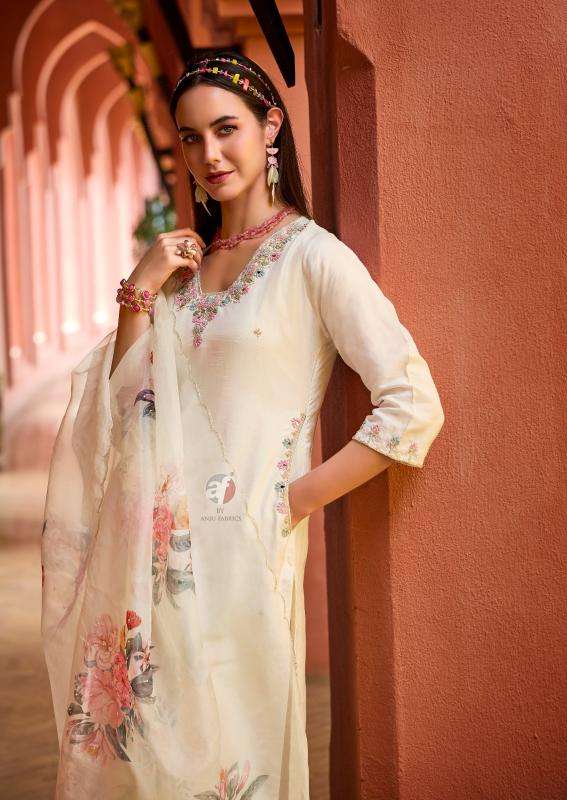 anju fabrics shehnai vol 8 cotton kurtis wholesale online