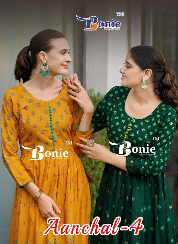 BONIE AANCHAL Vol 4 bangalore wholesale kurtis