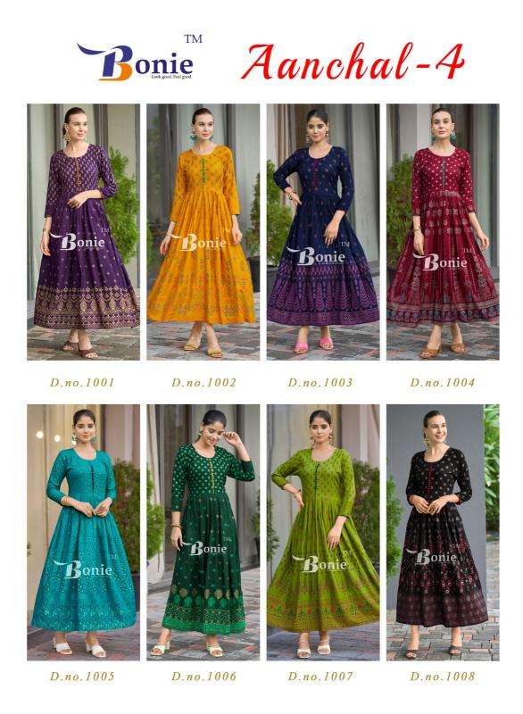 BONIE AANCHAL Vol 4 bangalore wholesale kurtis